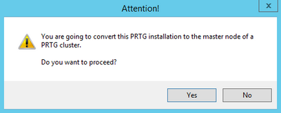 Converting an Installation into a Cluster Master Node