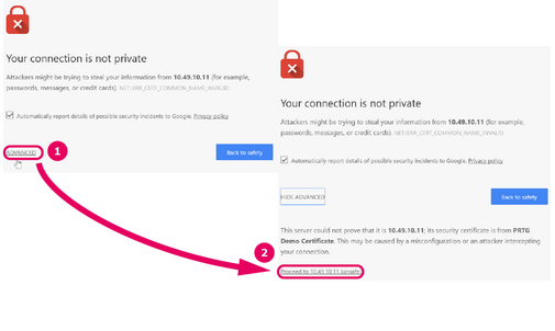 SSL Warning in Chrome 