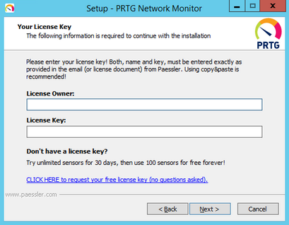 License Key Information