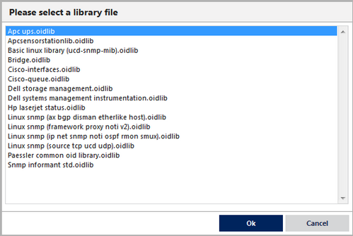 List of SNMP Library Files