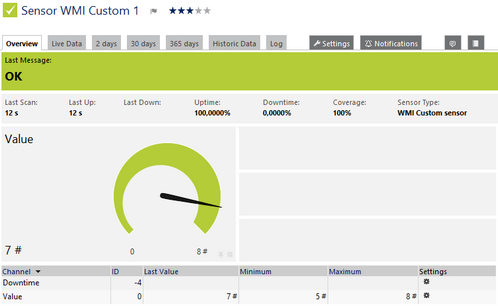 WMI Custom Sensor